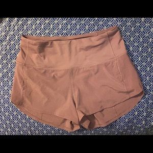 High Rise Purple Lululemon Speed up Shorts